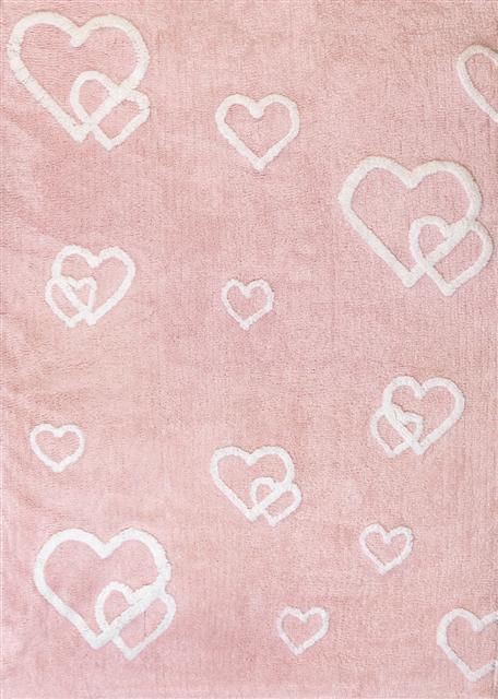 Alfombra Corazón Rosa